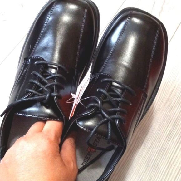 (OE3023) Deer Stags Boy's Gabe Oxford Sz 4 Wide - Picture 8 of 12
